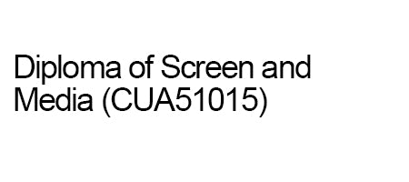 Deposit for full fee for service student on a payment plan for Diploma of Screen and Media (CUA51015)